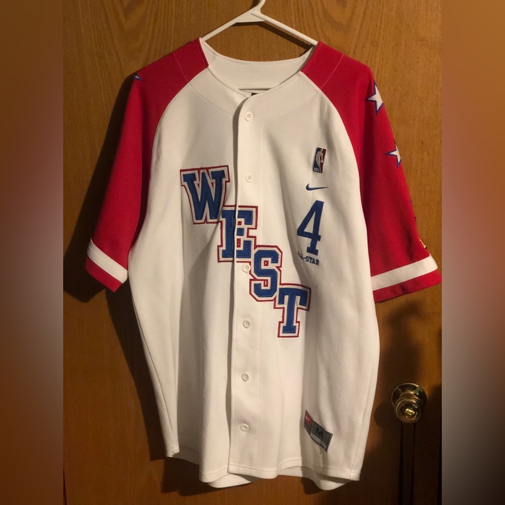 2004 NBA All-Star Chris Webber baseball-style jersey